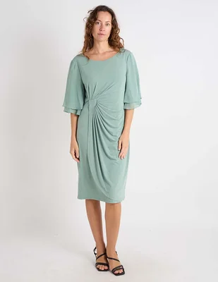 Vestido 3/4 casual connected apparel para mujer