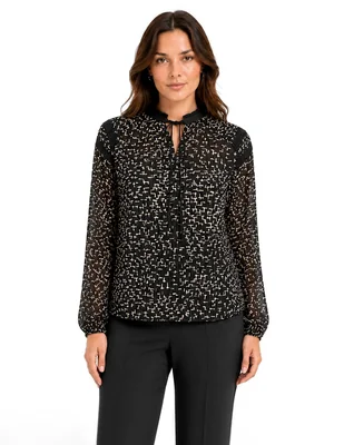 Blusa foley's manga larga para mujer