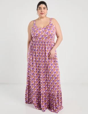 Vestido largo casual The Pattern para mujer