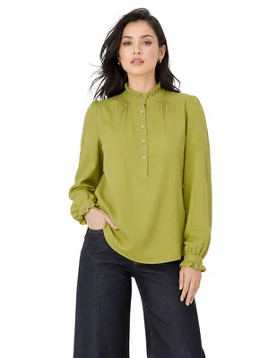 Blusa Foley's manga larga para mujer