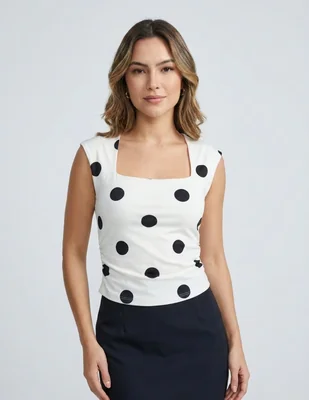 Blusa yaretni moda sin manga para mujer