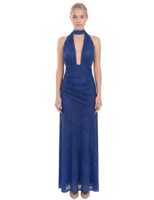 Vestido largo cocktail miranda tess primavera para mujer