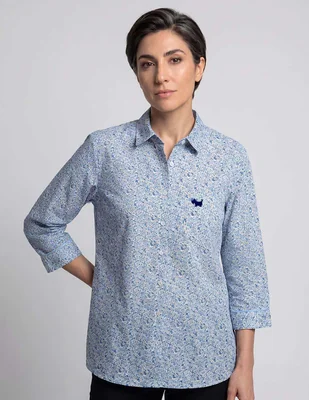 BLUSA FERRIONI M29184 M 3/4 CAMISERO