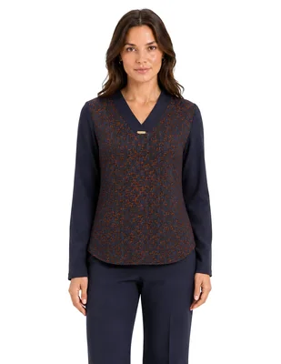Blusa foley's manga larga para mujer