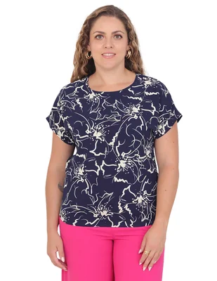 Blusa Duplan Petite Grupo Lisboa manga corta para mujer