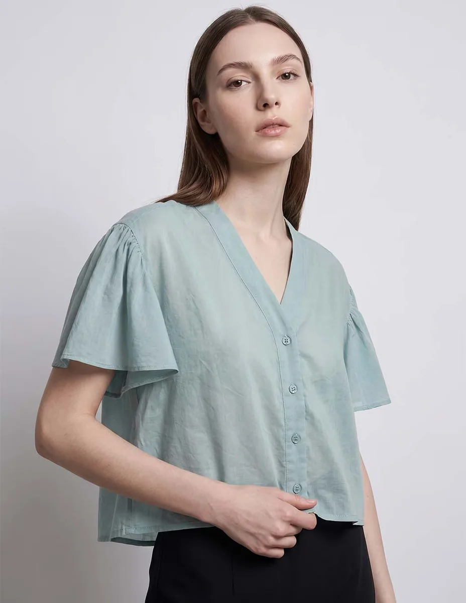 Blusa Petite Studio manga corta para mujer