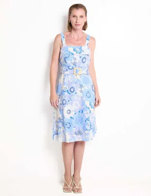 Vestido 3/4 casual London Times para mujer