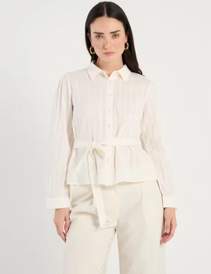 Blusa Petite Studio manga larga para mujer