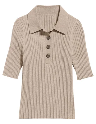 Blusa old navy manga al codo para mujer