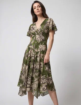 Vestido midi casual Rabbit para mujer