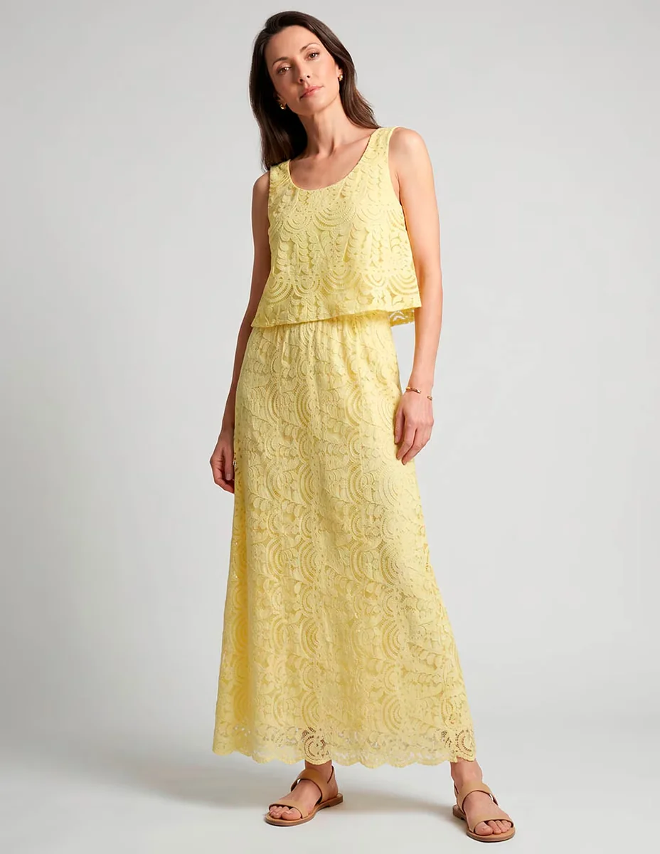 Vestido largo casual para mujer