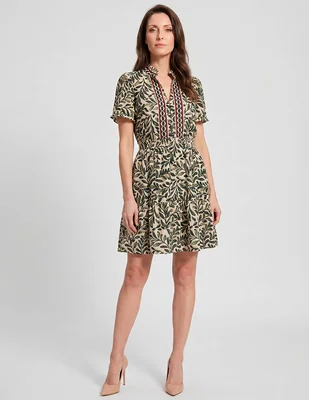 Vestido corto casual london times para mujer