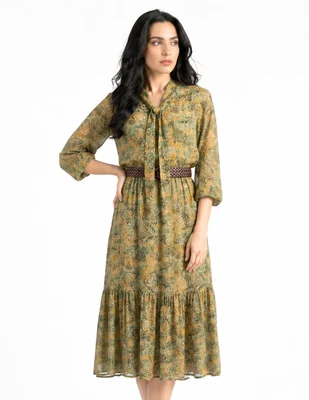 Vestido largo formal foley's charo para mujer