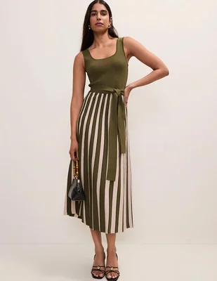 Vestido midi casual ann taylor para mujer