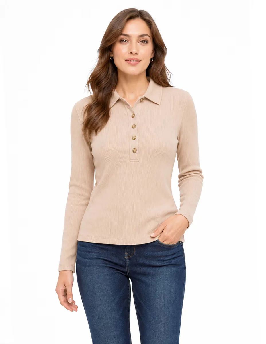 Blusa Foley's manga larga para mujer