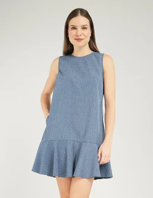 Vestido corto casual Parallel para mujer