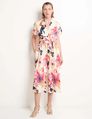 Vestido midi casual Sandra Darren para mujer