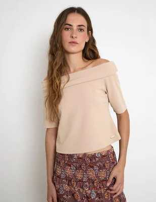 Blusa Trucco manga corta para mujer