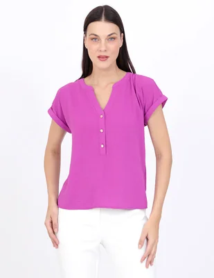 Blusa Duplan manga corta para mujer