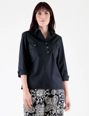 Blusa Margaret manga 3/4 para mujer