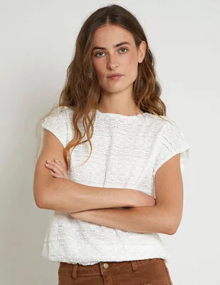 Blusa Trucco manga corta para mujer