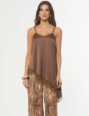 Blusa Studio F sin manga para mujer