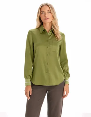 Blusa foley's manga larga para mujer