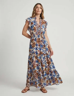Vestido largo casual London Times para mujer