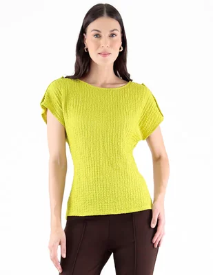 Blusa trinity coleccion manga corta para mujer