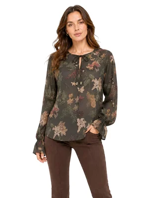 Blusa Foley's manga larga para mujer