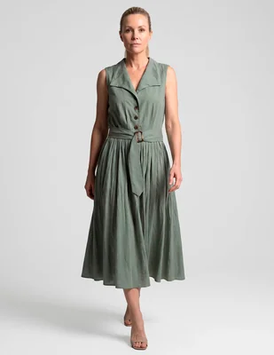 Vestido midi casual rabbit para mujer