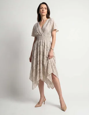 Vestido midi casual Rabbit para mujer