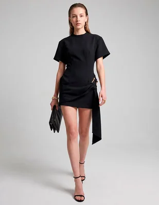 Vestido mini de fiesta lioness escote redondo