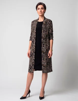 Vestido a la rodilla formal Connected para mujer