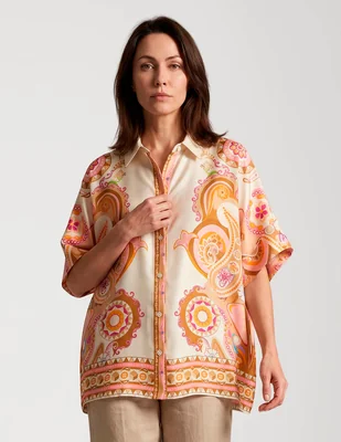 Blusa lieb manga al codo para mujer