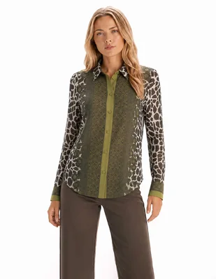 Blusa foley's manga larga para mujer