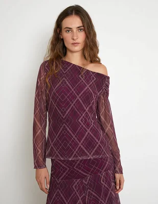 Blusa Trucco manga larga para mujer