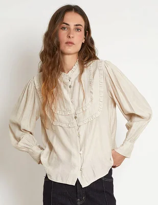 Blusa Trucco manga larga para mujer