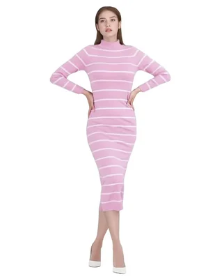 Vestido midi casual Bomy para mujer