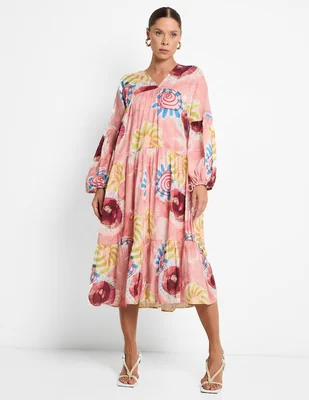 Vestido midi casual Scotch & Soda para mujer