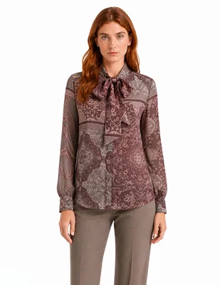 Blusa Foley's manga larga para mujer