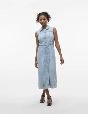 Vestido largo casual Vero Moda para mujer