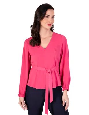 Blusa atelier petite manga larga para mujer