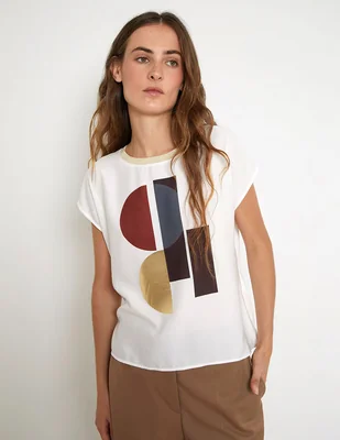 Blusa Trucco manga corta para mujer