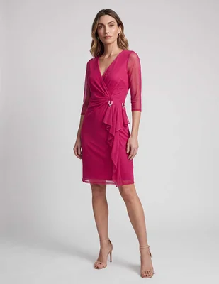 Vestido a la rodilla casual para mujer
