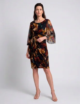 Vestido arriba de la rodilla casual Connected para mujer