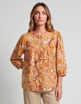 Blusa lieb manga 3/4 para mujer