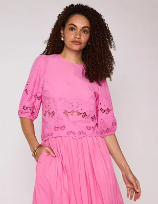 Blusa Maison 123 manga al codo para mujer