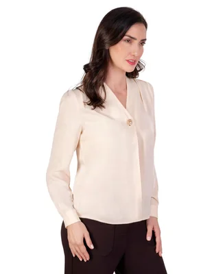 Blusa Atelier Petite manga larga para mujer