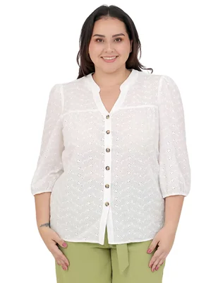 Blusa cariló manga 3/4 para mujer